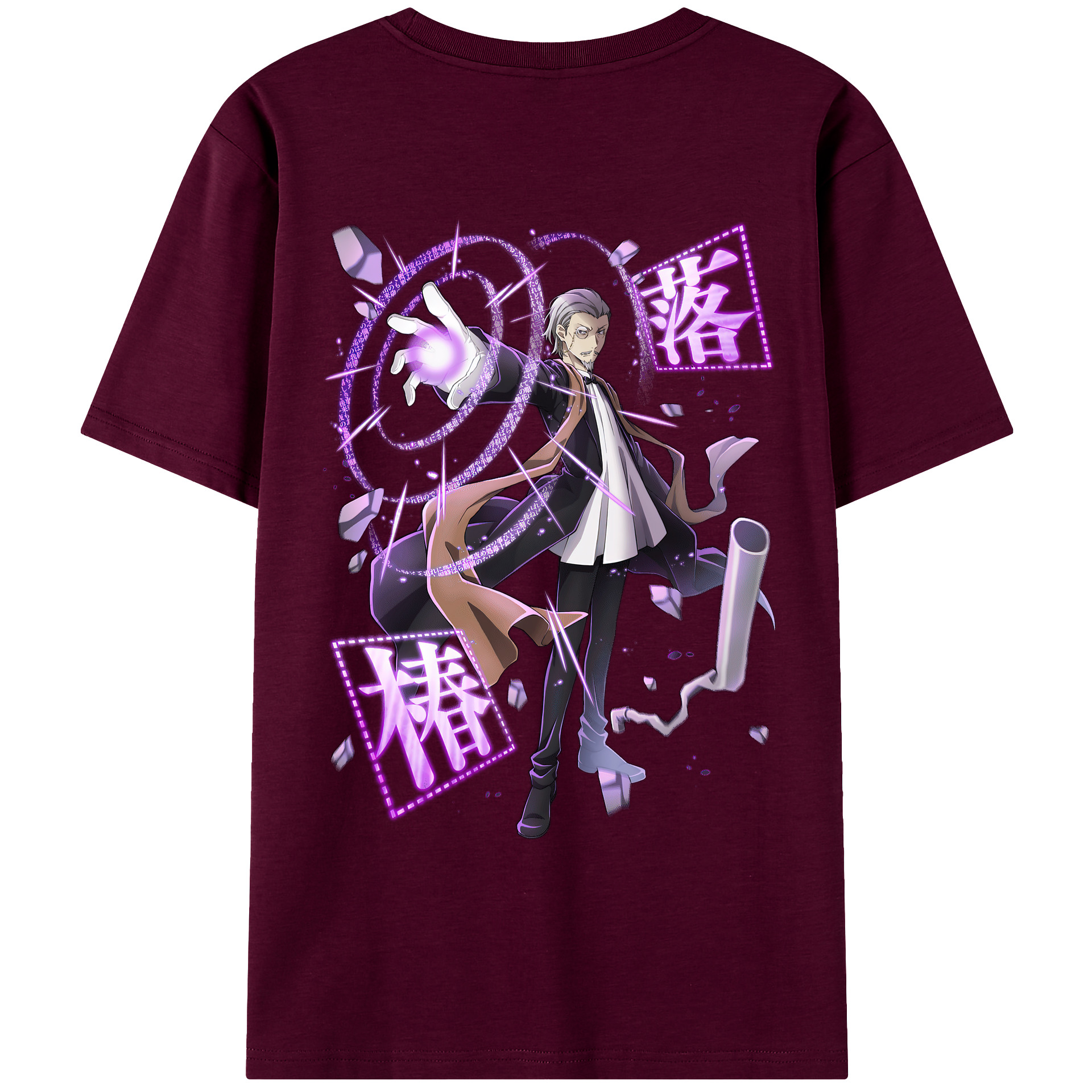 （画像用） 文豪ストレイドッグス Bungo Stray Dogs レディース半袖Tシャツ(バックプリント)